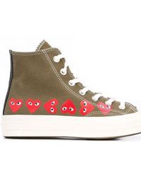 COMME DES GARÇONS PLAY - Chuck Taylor Round Toe Sneakers - Lyst