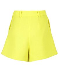 Alexandre Vauthier - High-waisted Pleated Shorts - Lyst