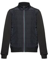 Paul Smith - Quilted Striped Zip-Up Jacket - Lyst