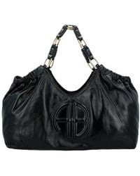Anine Bing - Logo Embossed Medium Kate Tote Bag - Lyst