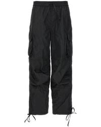 MSGM - Nylon Cargo Pants - Lyst