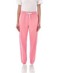Polo Ralph Lauren - Pony Embroidered Drawstring Track Pants - Lyst
