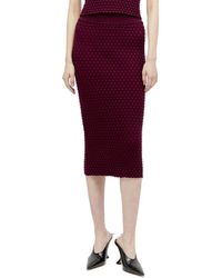 Dries Van Noten - Woven Knit Tiffany Midi Skirt - Lyst