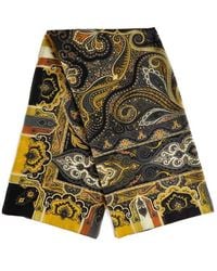 Etro - Abstract-printed Square Scarf - Lyst