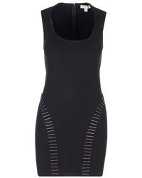 Alaïa - Squaredneck Cut-out Detail Mini Dress - Lyst
