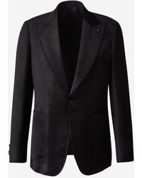 Lardini - Velvet Blazer Jacket - Lyst