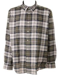 Barbour - Tartan Check-printed Long-sleeved Buttoned Shirt - Lyst