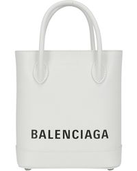 Balenciaga Logo Handbag - White