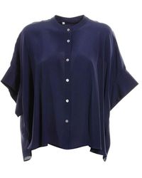 Barba Napoli - Buttoned Short-sleeved Top - Lyst