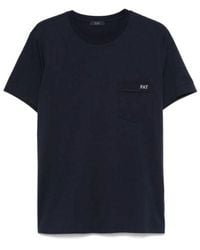 Fay - Pocket Crew Neck T-Shirt - Lyst