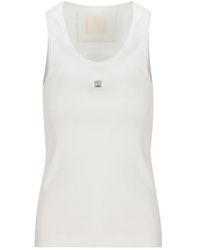 Givenchy - 4g Plaque Extra Slim Fit Tank Top - Lyst