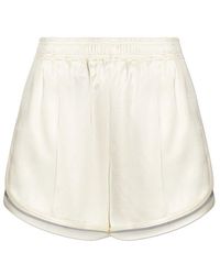 Jil Sander - Shorts With Silk Finish - Lyst