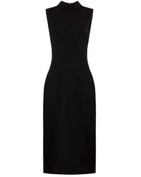 Roberto Cavalli - Mock Neck Sleeveless Dress - Lyst
