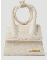 Jacquemus Le Chiquito Noeud Handbag - Natural