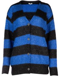 blue sequin cardigan