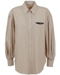 Brunello Cucinelli - Long Sleeve Shirt - Lyst