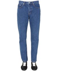 KENZO - Mid-rise Straight-leg Jeans - Lyst