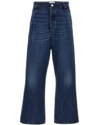 Ami Paris - Paris Wide-leg Baggy Jeans - Lyst