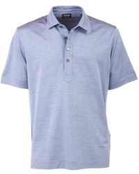 Zegna - Short Sleeve Polo Shirt - Lyst