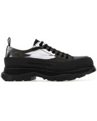 McQueen - Brush Stroke Printed Lace-Up Shoes - Lyst