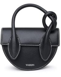 Yuzefi - Pretzel Knot Detailed Mini Shoulder Bag - Lyst