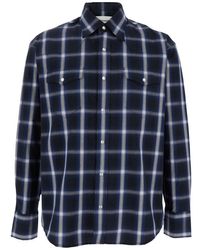 Tonywack - Shirt With Classic Collar Check Pattern - Lyst