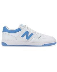 New Balance - 480 Logo Patch Lace-up Sneakers - Lyst