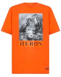 Heron Preston - Logo Printed Crewneck T-Shirt - Lyst