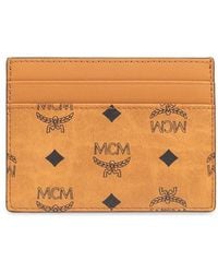 MCM - Card Holder With Logo, - Lyst