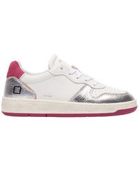 Date - Court Panelled Low-top Sneakers - Lyst