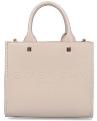 Givenchy - Mini Logo Embossed Tote Bag - Lyst