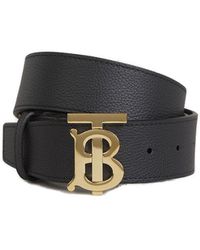 Burberry - Reversible Leather Belt - Lyst