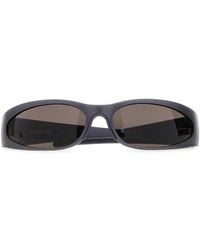 Balenciaga - Wrap-around Frame Sunglasses - Lyst