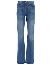 Paco Rabanne High-waisted Flared Jeans - Blue