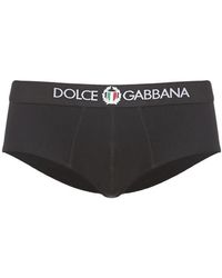 Dolce & Gabbana Brando Logo Briefs - Black