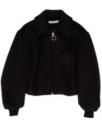 Acne Studios - Zip-Up Long-Sleeved Bomber Jacket - Lyst