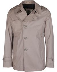 Herno Single Breasted Coat - Grey