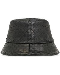 Bottega Veneta Intrecciato Bucket Hat - Black