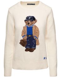 Polo Ralph Lauren - Polo Bear Sweater In Wool And Cashmere - Lyst