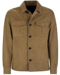 Tagliatore - Long-Sleeved Button-Up Jacket - Lyst