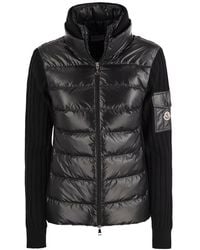 Moncler - Panelled Zip-up Padded Jacket - Lyst