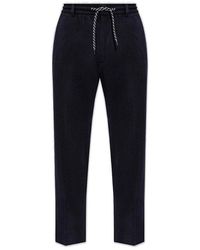 Emporio Armani - Trousers With Logo - Lyst