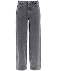 ROTATE BIRGER CHRISTENSEN - Rotate Wide Leg Jeans With Rhinest - Lyst