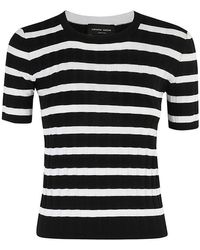 Roberto Collina - Striped T-shirt - Lyst