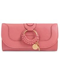 See By Chloé - 'hana' Leather Wallet, - Lyst