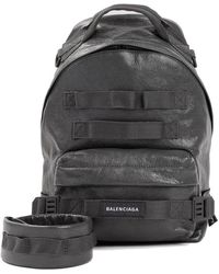 Balenciaga Logo Tape Backpack - Grey