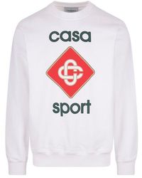 Casablancabrand - Casa Sport Crewneck Sweatshirt - Lyst