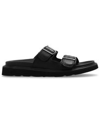 KENZO - Matto Double Buckled Slip-on Slides - Lyst