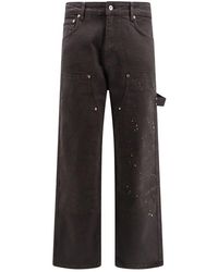 Represent - Wide-leg Double Knee Jeans - Lyst
