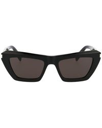 Saint Laurent - Sl 467 Cat-eye Frame Sunglasses - Lyst